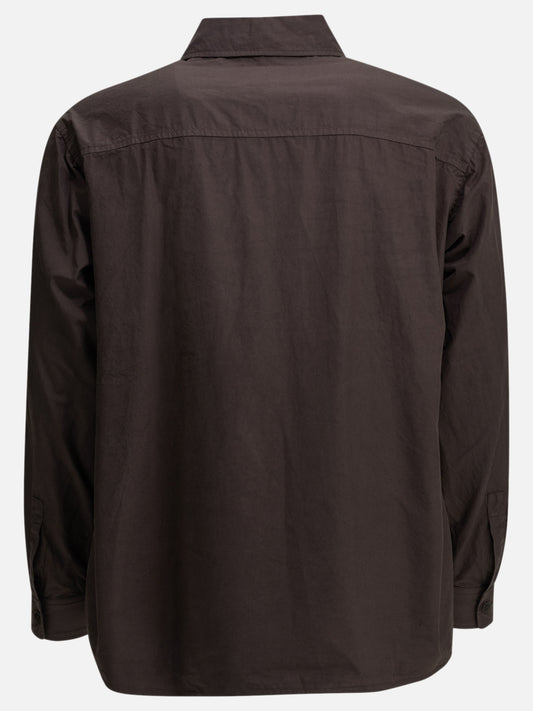 Casual shirts Solid colour Brown - Auralee Men | PDP | VIETTI Online Store | 2