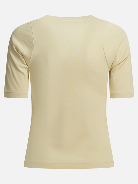 Crewneck t-shirts Solid colour White - Auralee Women | PDP | VIETTI Online Store | 2