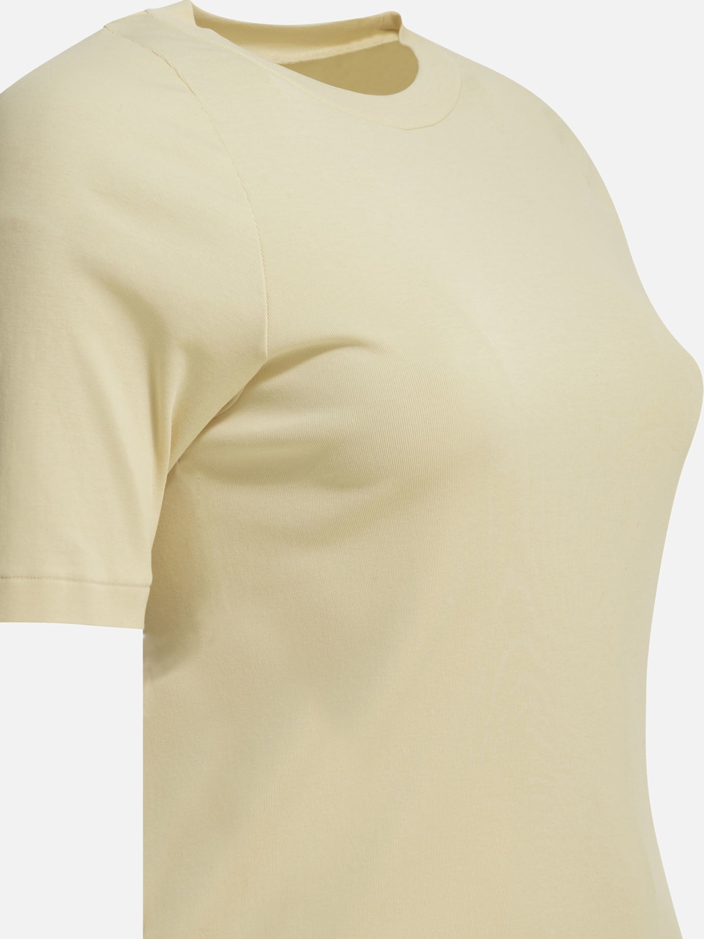 Crewneck t-shirts Solid colour White - Auralee Women | PDP | VIETTI Online Store | Zoom-Modal_4