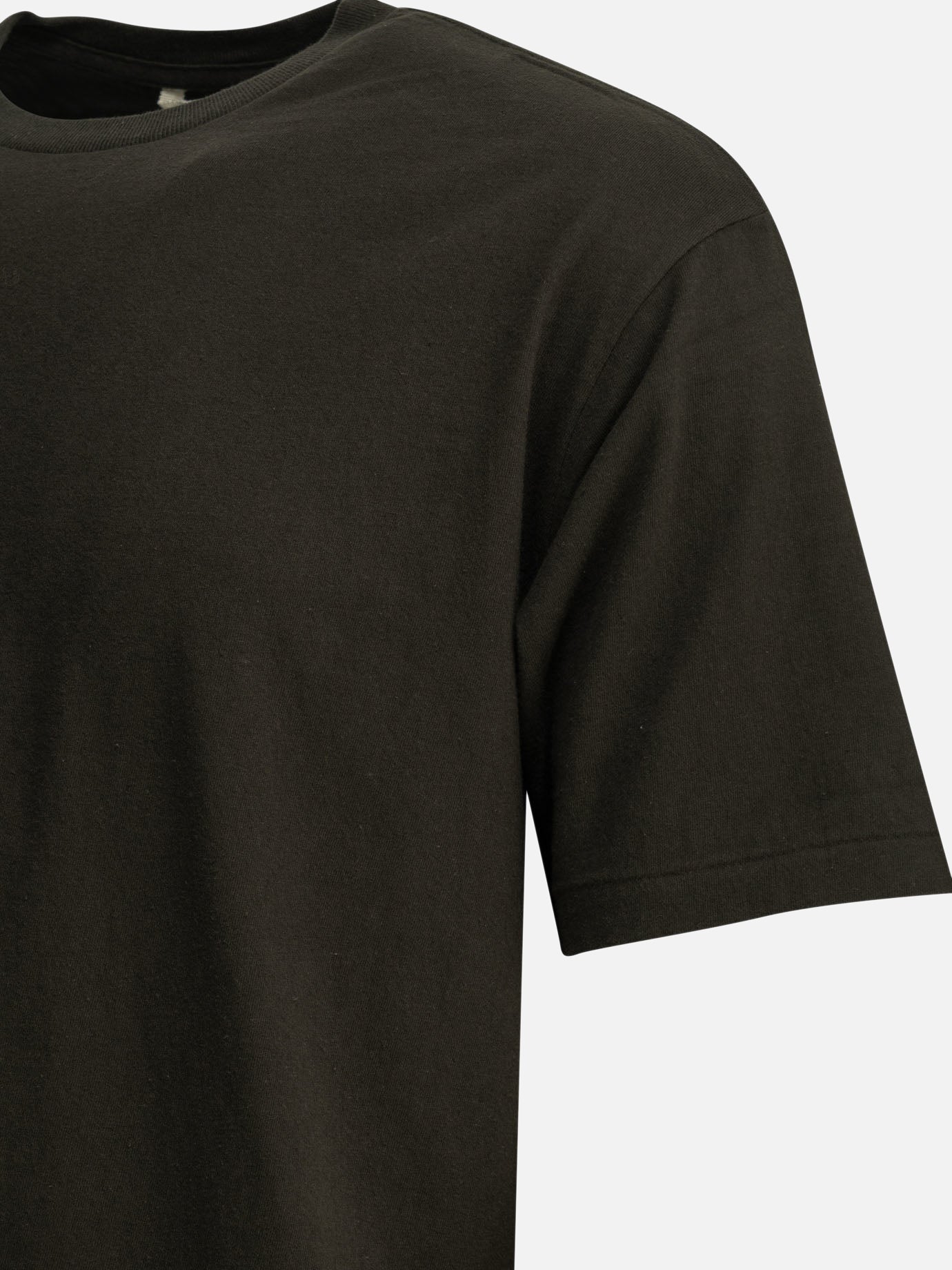 Crewneck t-shirts Solid colour Black - Auralee Men | PDP | VIETTI Online Store | Zoom-Modal_4