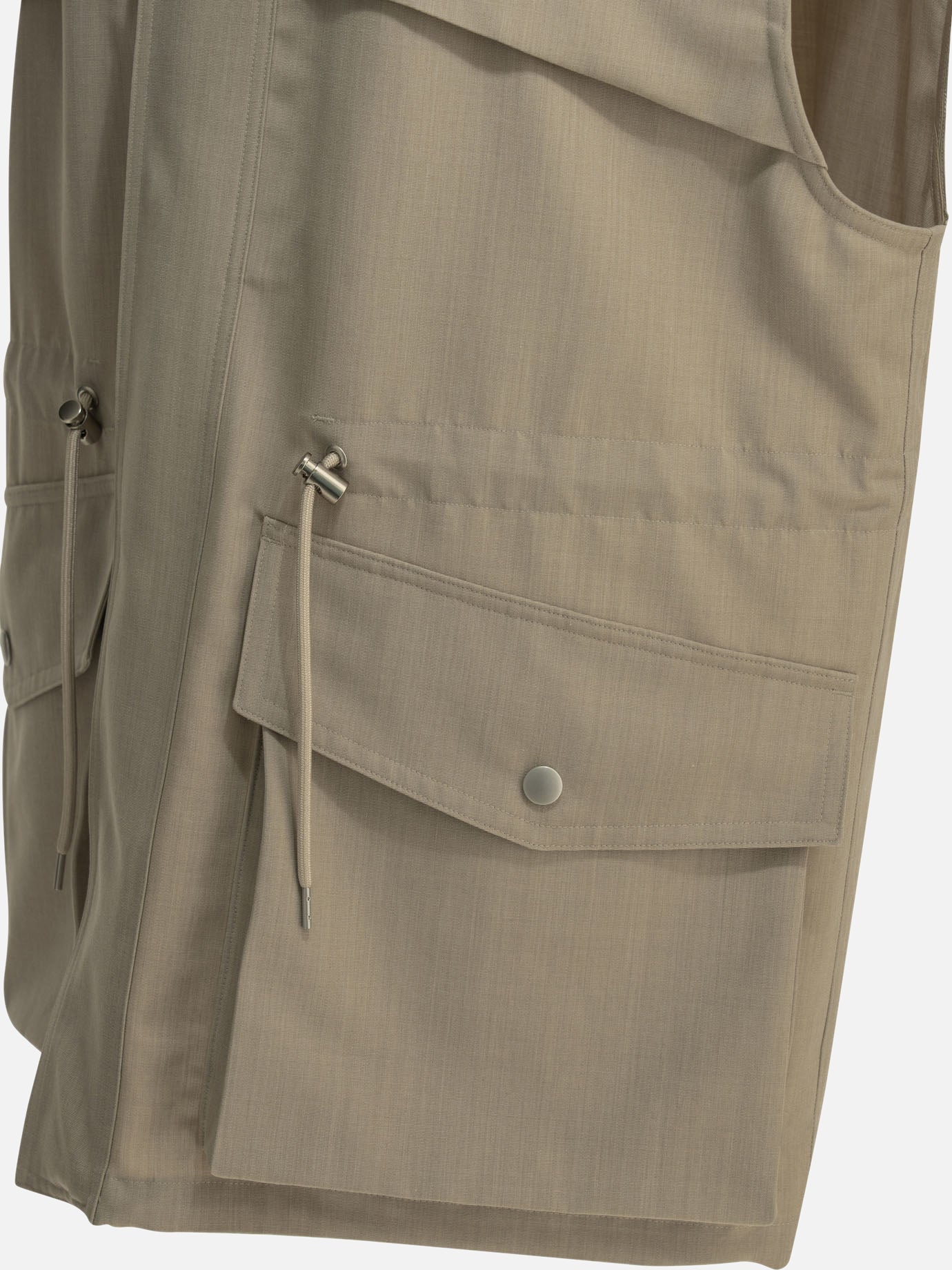 Vest jackets Solid colour Beige - Auralee Women | PDP | VIETTI Online Store | Zoom-Modal_4