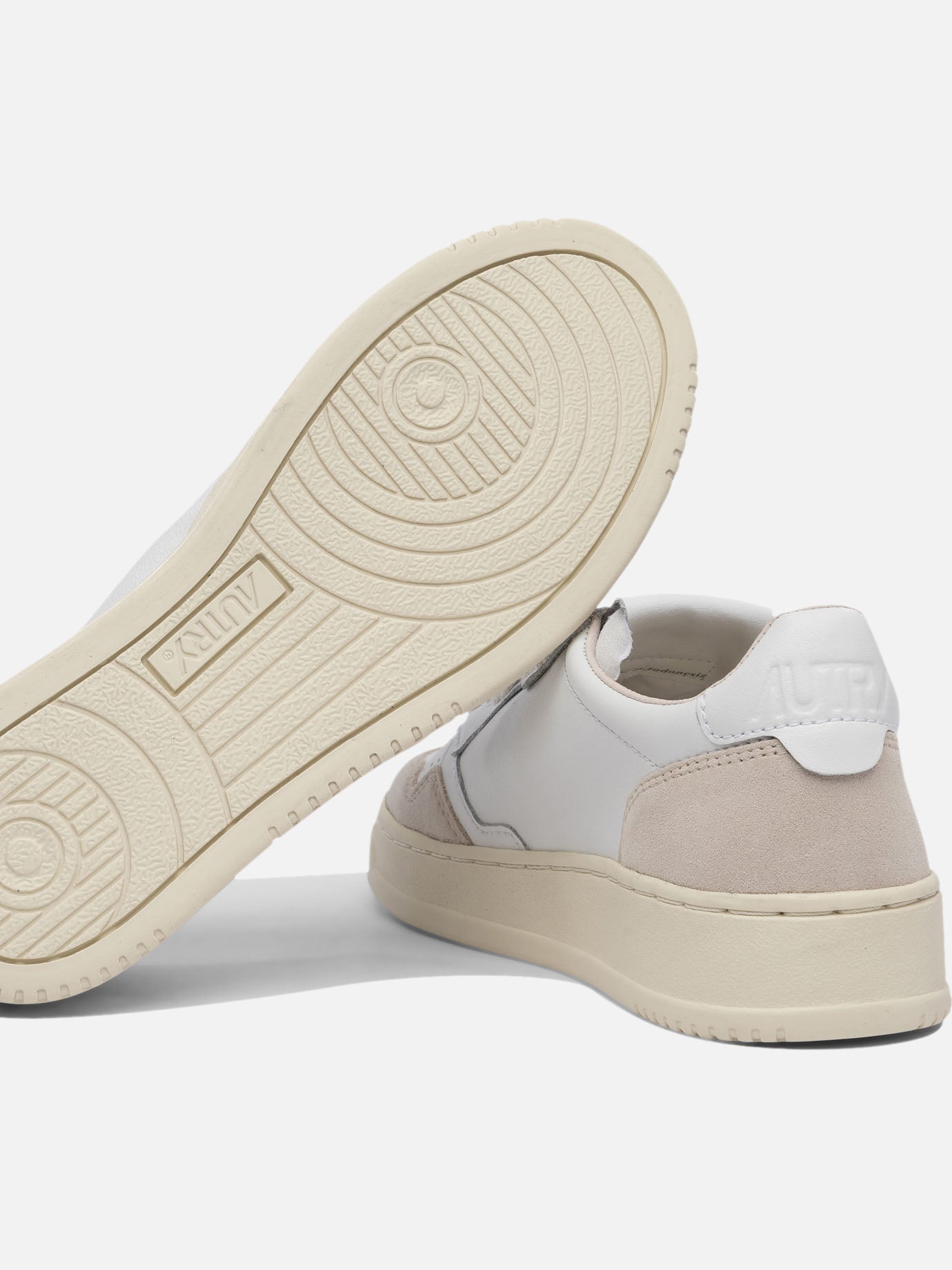 Low top sneakers 90% cow leather 10% nylon - 100% rubber Beige - Autry Women | PDP | VIETTI Online Store | Zoom-Modal_5