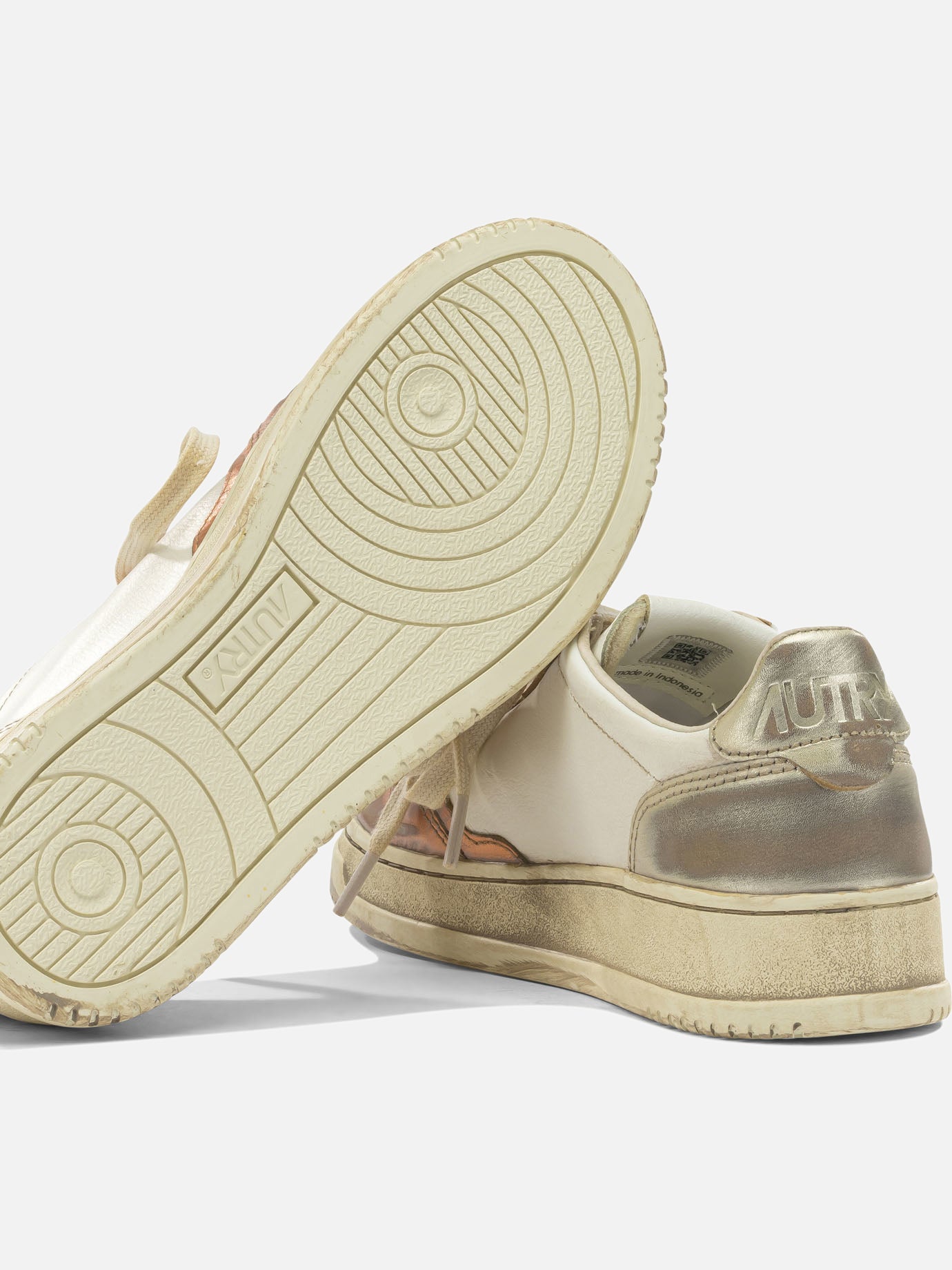Autry "Medalist Low Super Vintage" Low Top Sneakers Orange