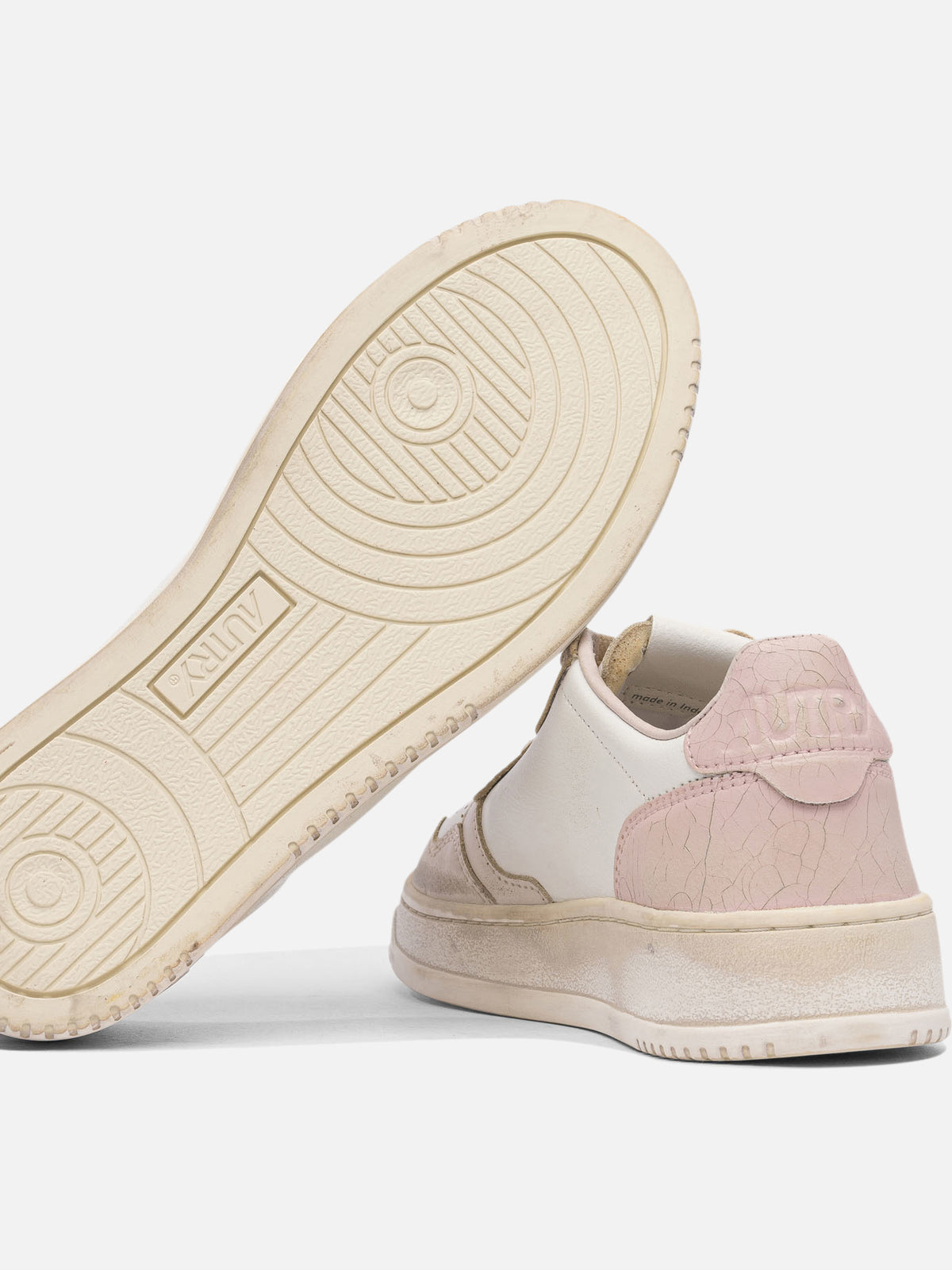Autry "Medalist Low Super Vintage" Low Top Sneakers Pink