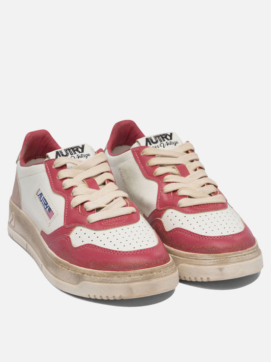 Sneaker basse 100% leather - 100% rubber Rosso - Autry Donna | PLP | VIETTI Online Store | 2