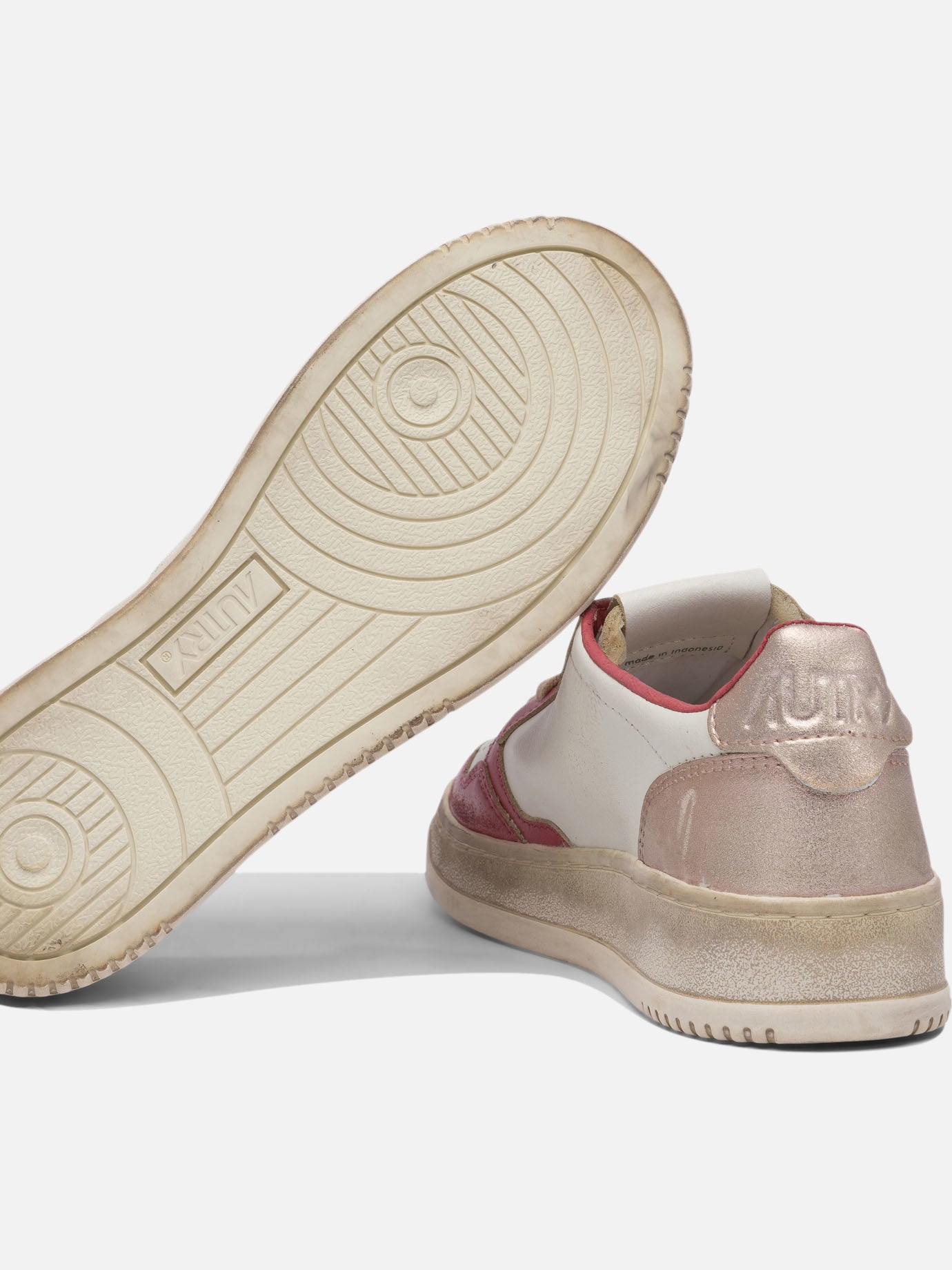 Sneaker basse 100% leather - 100% rubber Rosso - Autry Donna | PDP | VIETTI Online Store | Zoom-Modal_5