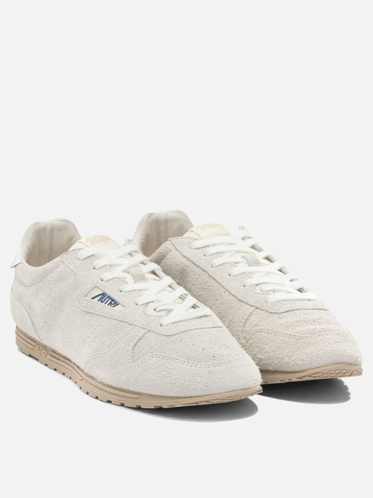 Low top sneakers 90% suede 5% nylon 5% leather - 100% rubber Beige - Autry Men | PLP | VIETTI Online Store | 2