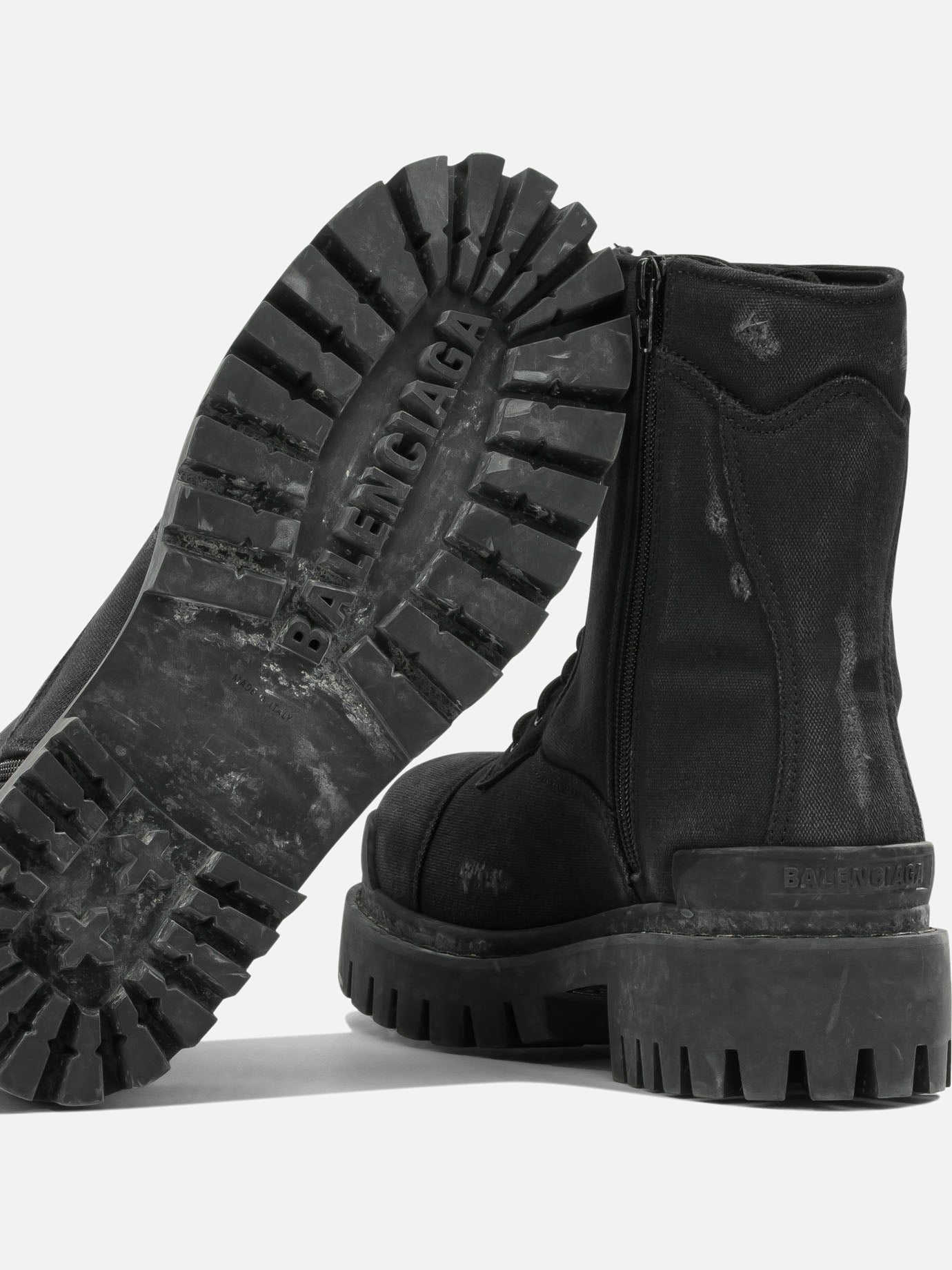 Combat boots 100% cotton - 100% rubber Black - Balenciaga Men | PDP | VIETTI Online Store | Zoom-Modal_5