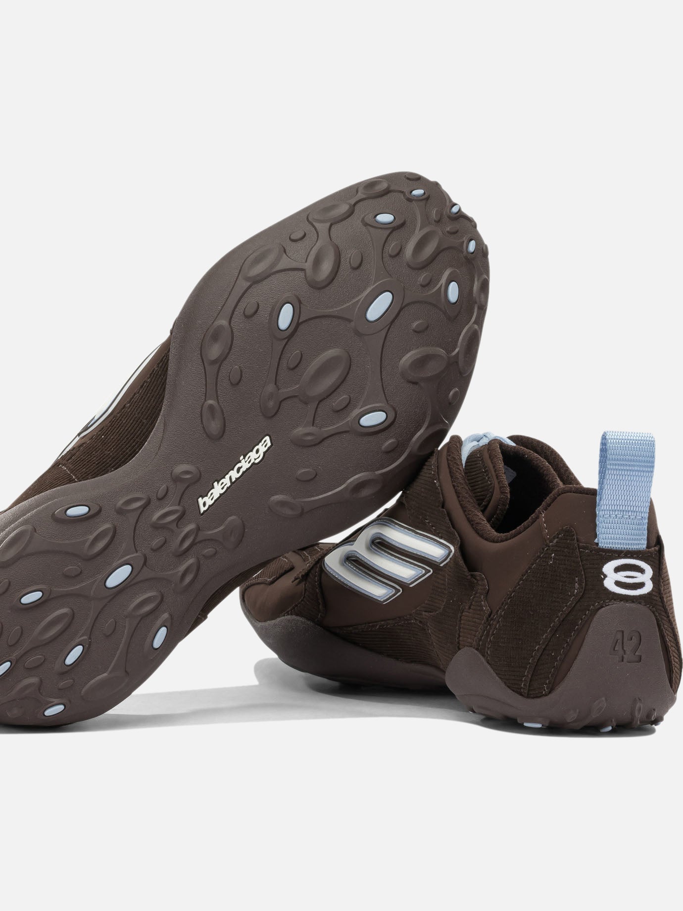 Sneaker basse 48% polyester 31% recycled cotton 21% cotton Marrone - Balenciaga Uomo | PDP | VIETTI Online Store | Zoom-Modal_5