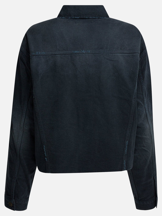 Denim jackets Solid colour Blue - Balenciaga Women | PDP | VIETTI Online Store | 2