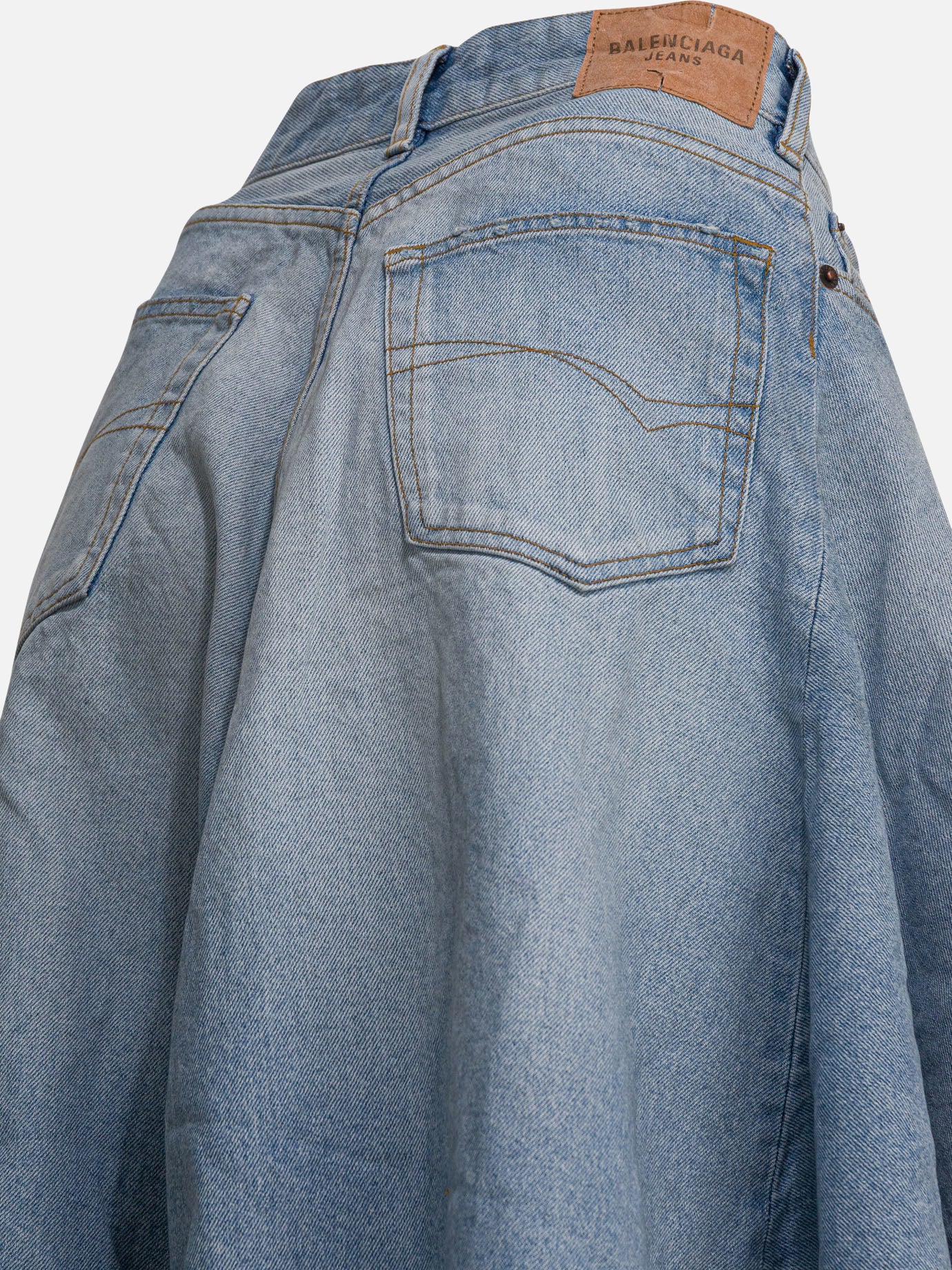 Long skirts Solid colour Light blue - Balenciaga Women | PDP | VIETTI Online Store | Zoom-Modal_4