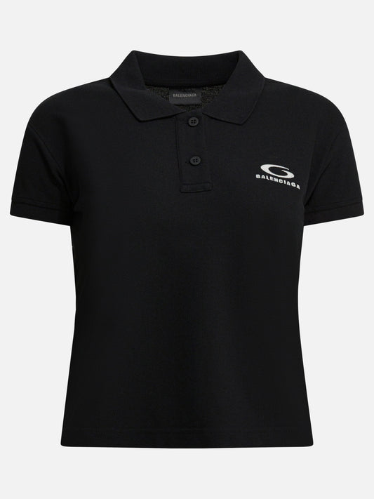 Balenciaga "Loop Sports Icon" polo shirt Black