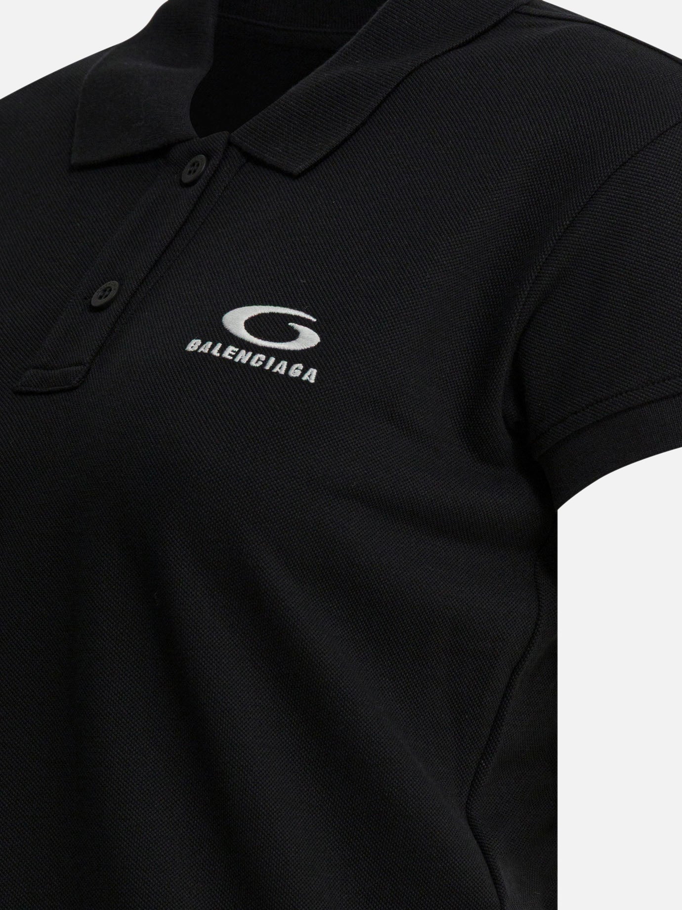 Polo shirts with buttons Logo Black - Balenciaga Women | PDP | VIETTI Online Store | Zoom-Modal_4