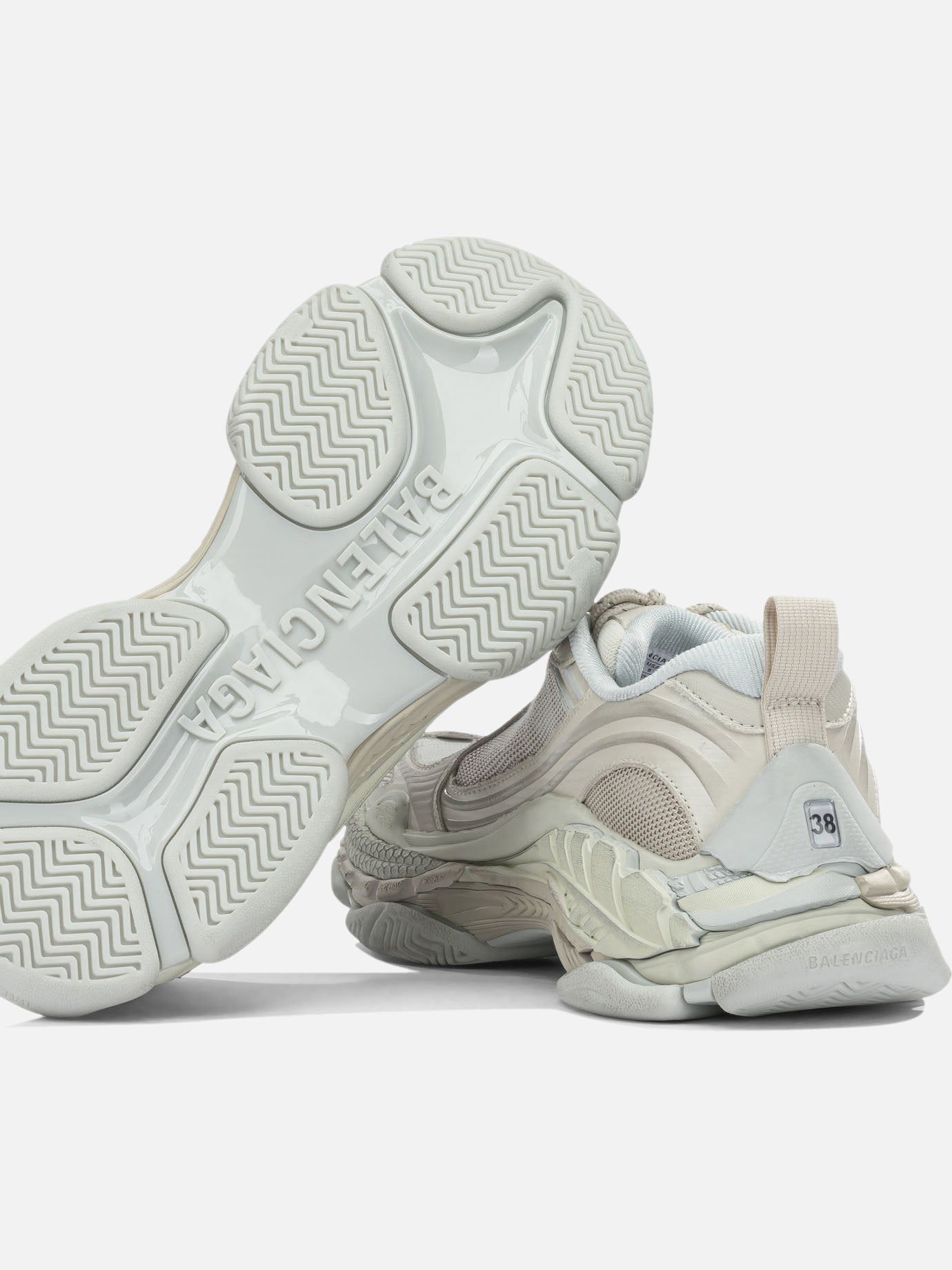 Low top sneakers 60% polyurethane 40% polyester - 100% rubber White - Balenciaga Women | PDP | VIETTI Online Store | Zoom-Modal_5
