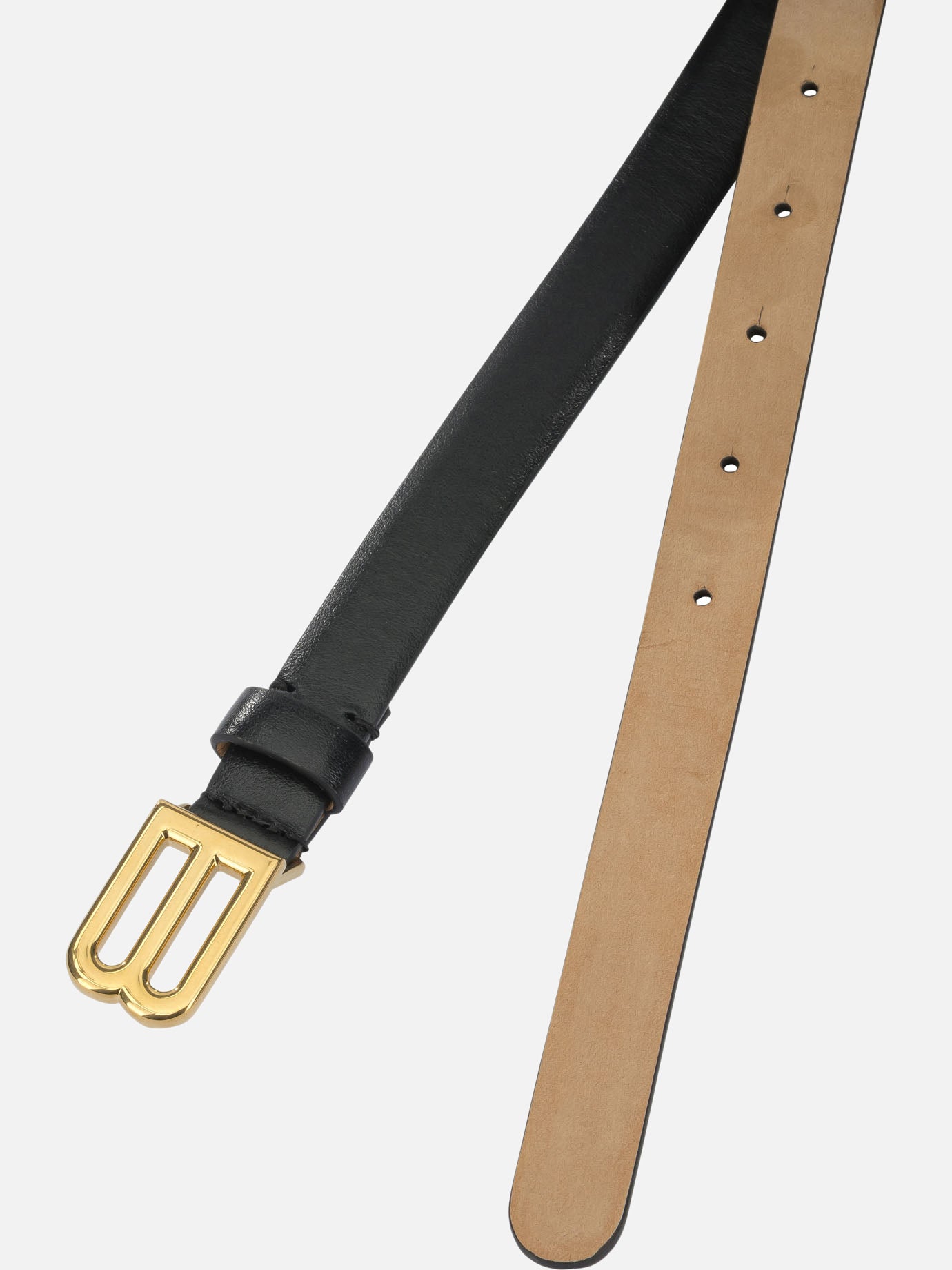 Leather belts 80% calf leather 19% zinc 1% laiton sans plomb Black - Balenciaga Women | PDP | VIETTI Online Store | Zoom-Modal_2