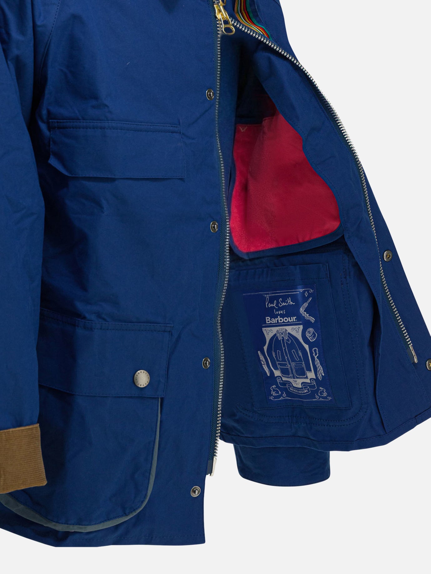 Raincoats & Trench coats Logo Blue - Barbour Men | PDP | VIETTI Online Store | Zoom-Modal_4