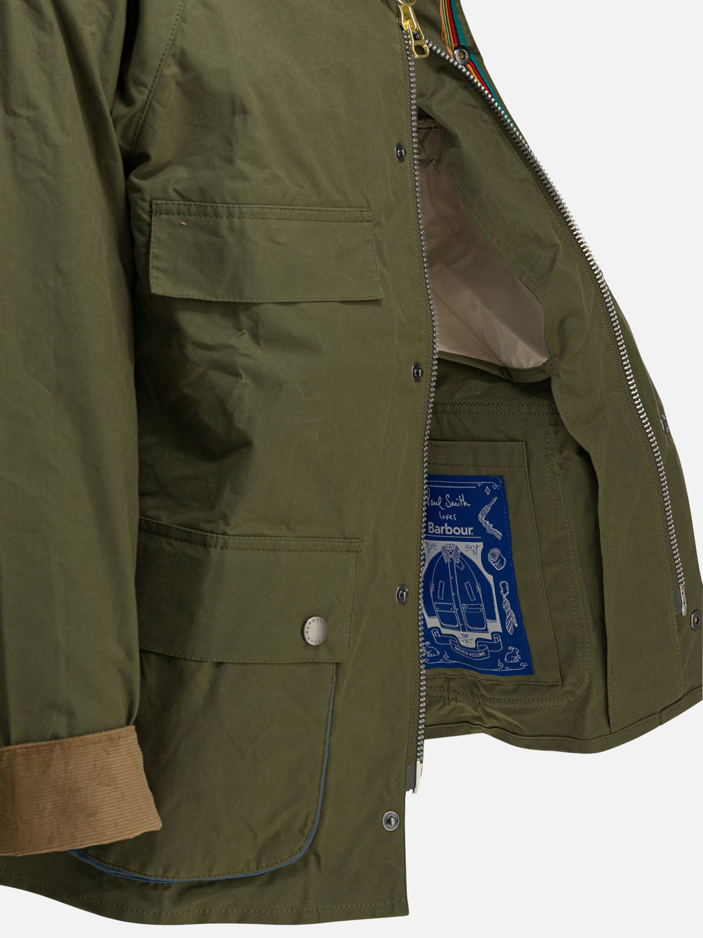 Raincoats & Trench coats Logo Green - Barbour Men | PDP | VIETTI Online Store | Zoom-Modal_4