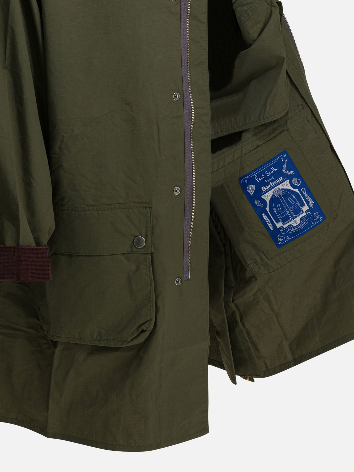 Parkas Logo Green - Barbour Men | PDP | VIETTI Online Store | Zoom-Modal_4