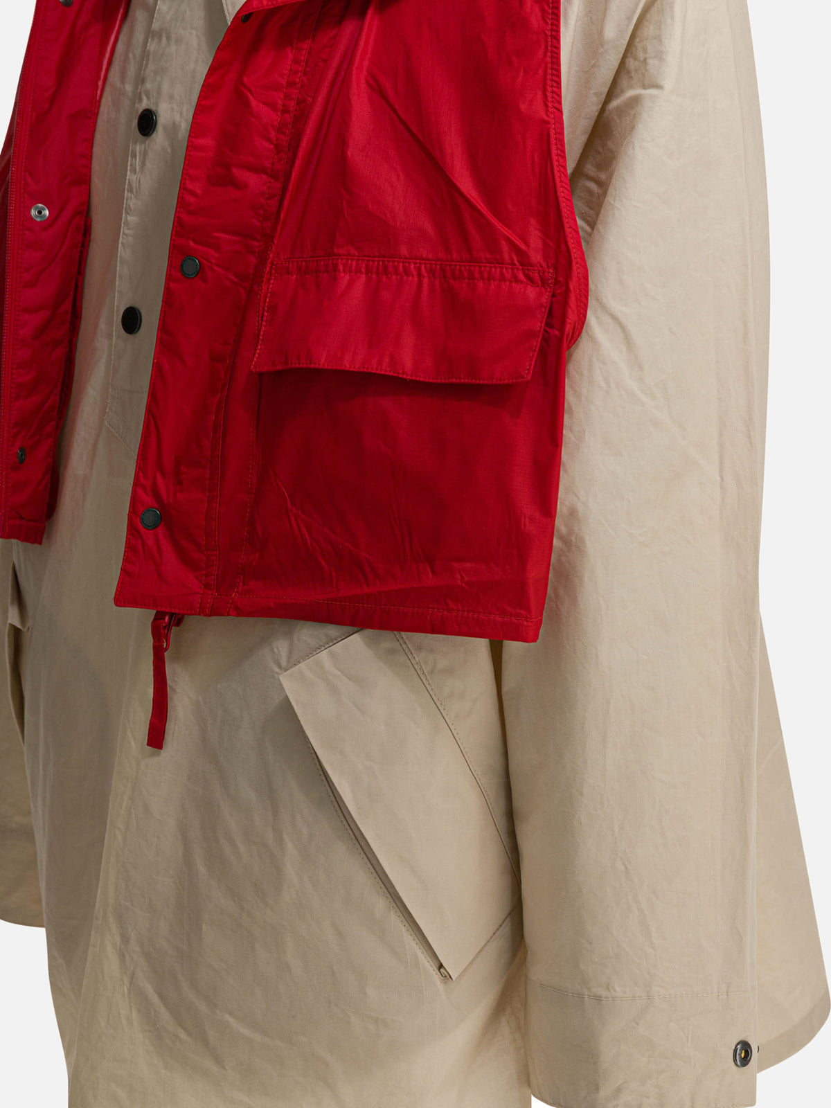 Barbour "Transport Smock" Barbour x Kaptain Sunshine windbreaker jacket Beige