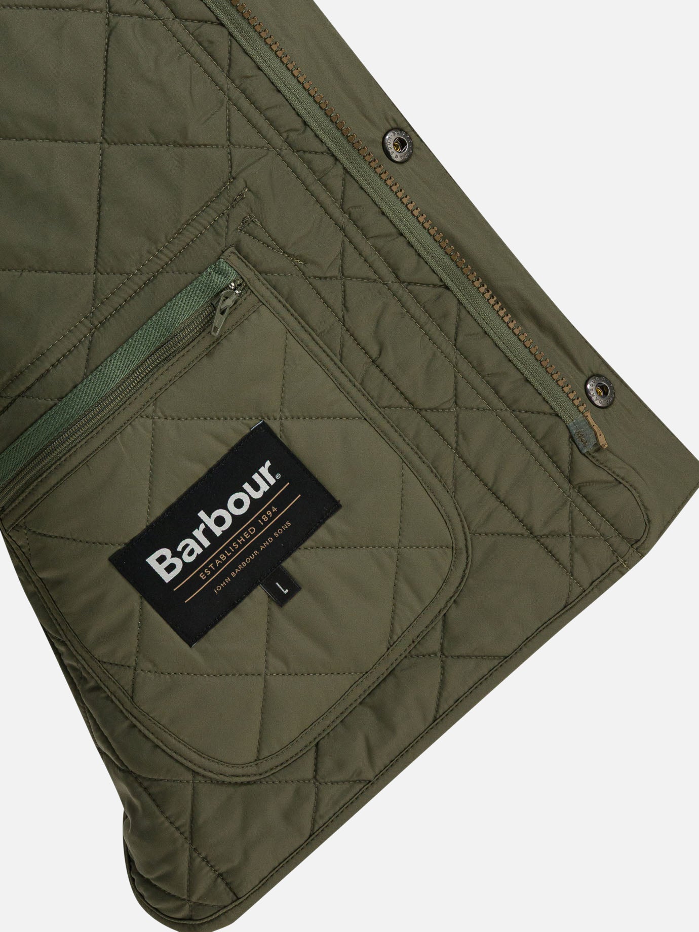 Vest jackets Solid colour Green - Barbour Men | PDP | VIETTI Online Store | Zoom-Modal_4