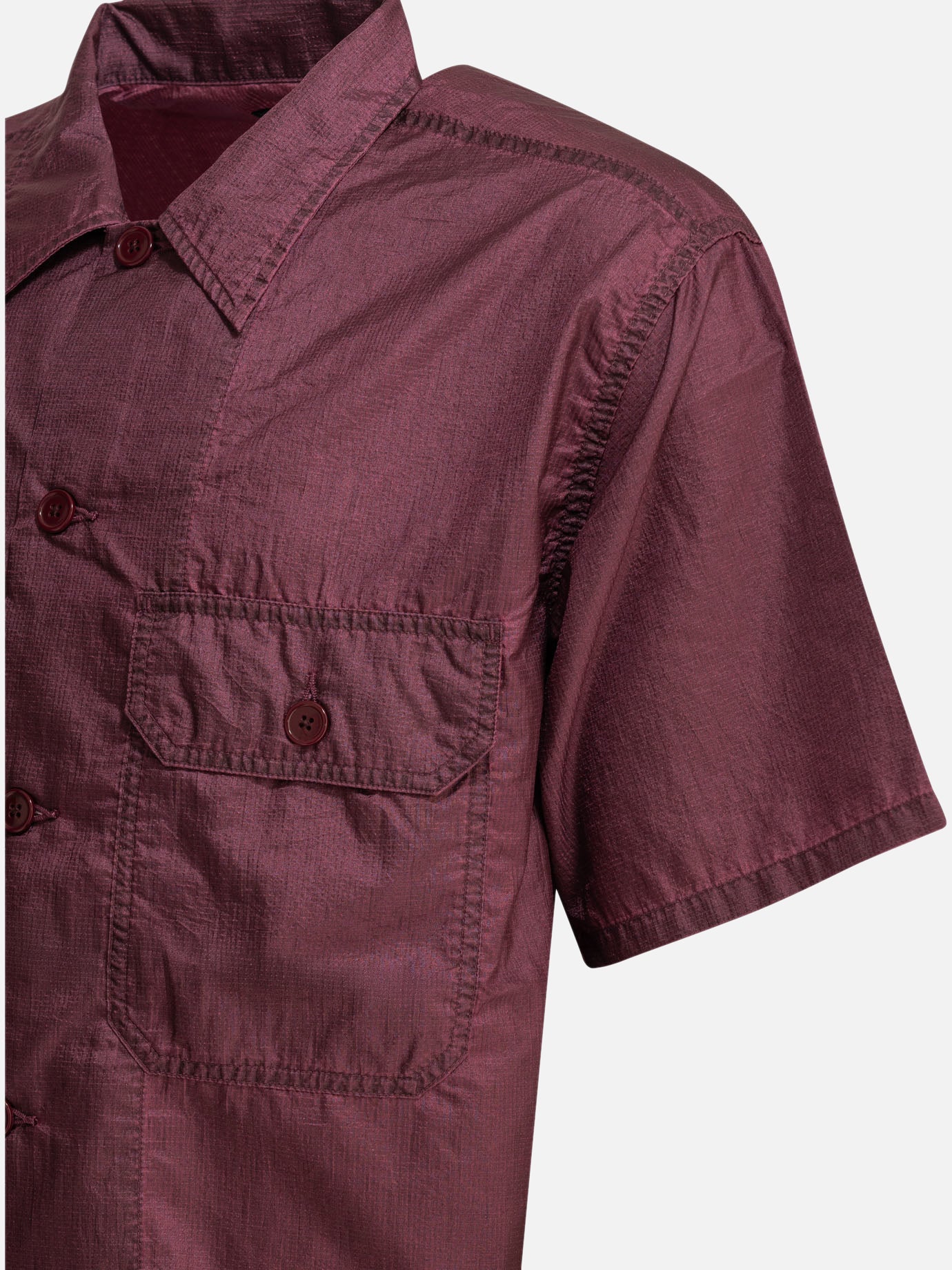 Casual shirts Solid colour Fuchsia - Beams Plus Men | PDP | VIETTI Online Store | Zoom-Modal_4