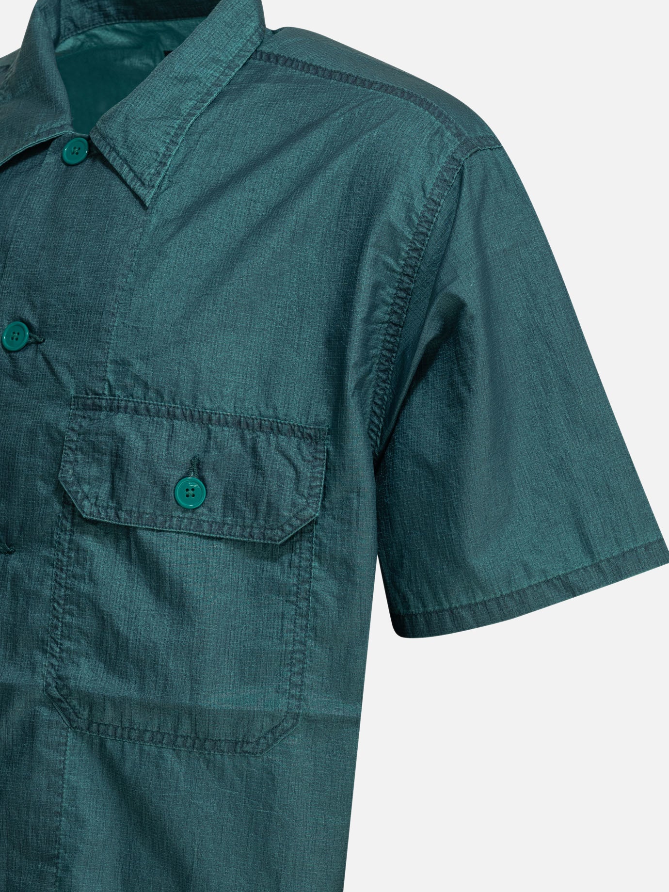 Casual shirts Solid colour Blue - Beams Plus Men | PDP | VIETTI Online Store | Zoom-Modal_4