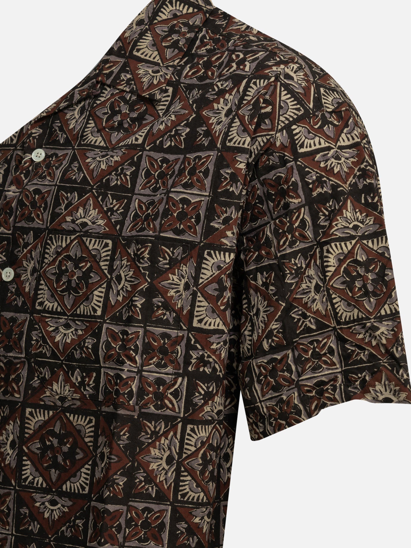 Casual shirts Graphics Brown - Beams Plus Men | PDP | VIETTI Online Store | Zoom-Modal_4