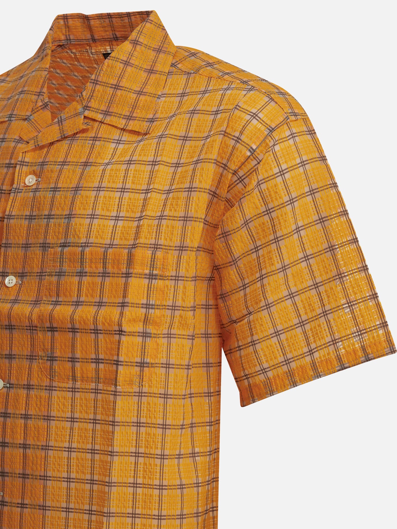 Casual shirts Plaid Orange - Beams Plus Men | PDP | VIETTI Online Store | Zoom-Modal_4