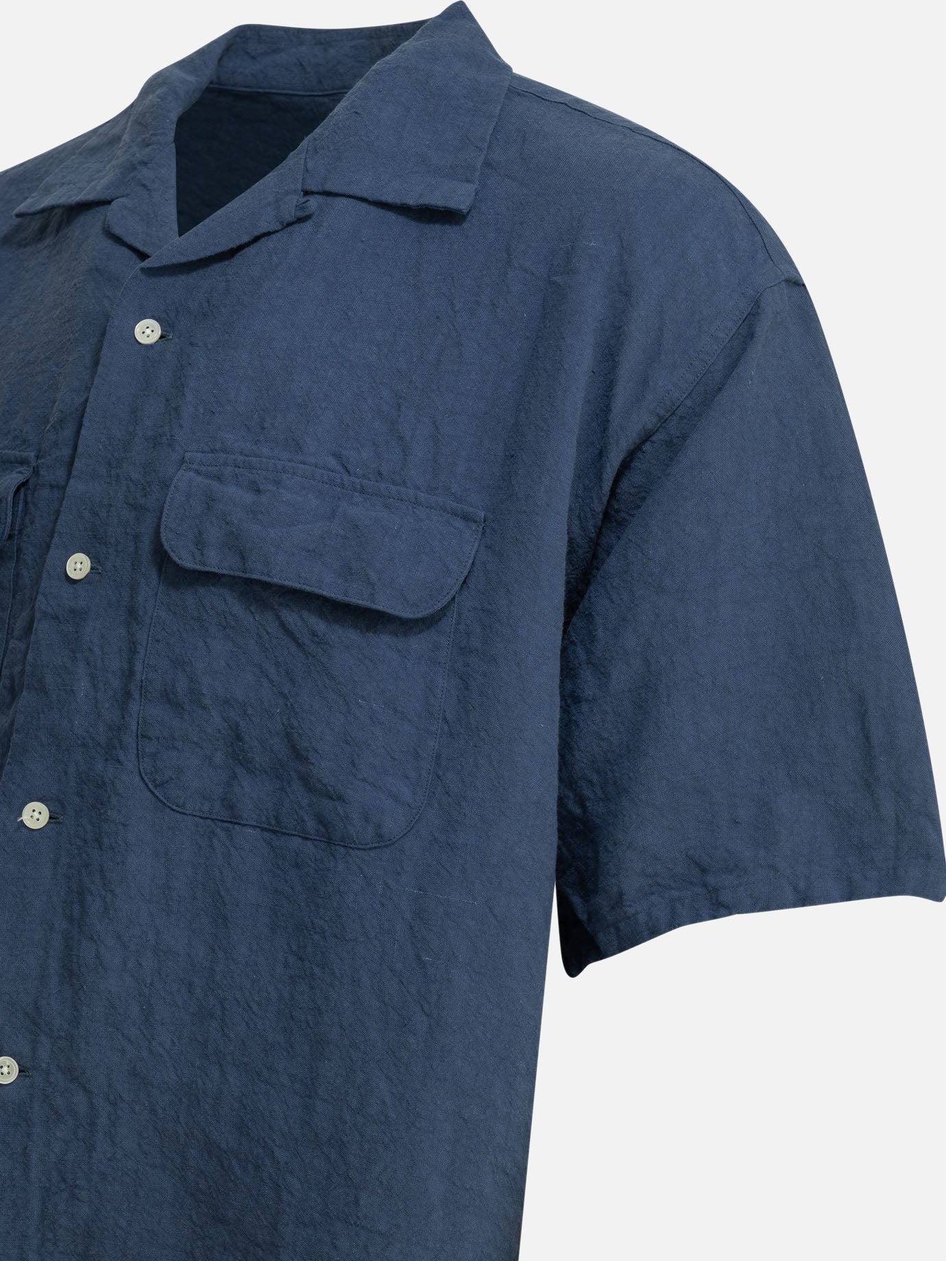 Casual shirts Solid colour Blue - Beams Plus Men | PDP | VIETTI Online Store | Zoom-Modal_4