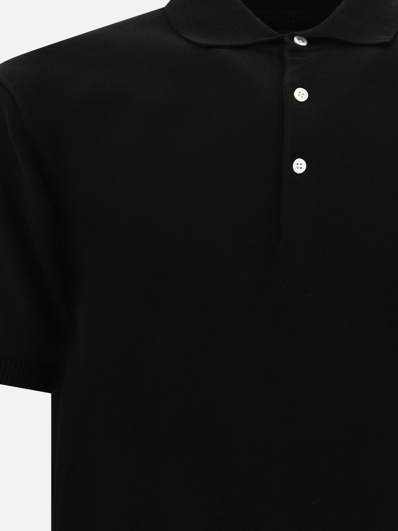Polo shirts with buttons Solid colour Black - Beams Plus Men | PDP | VIETTI Online Store | Zoom-Modal_4