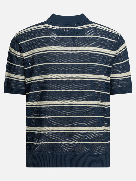 Polo shirts with buttons Striped Blue - Beams Plus Men | PLP | VIETTI Online Store | 2