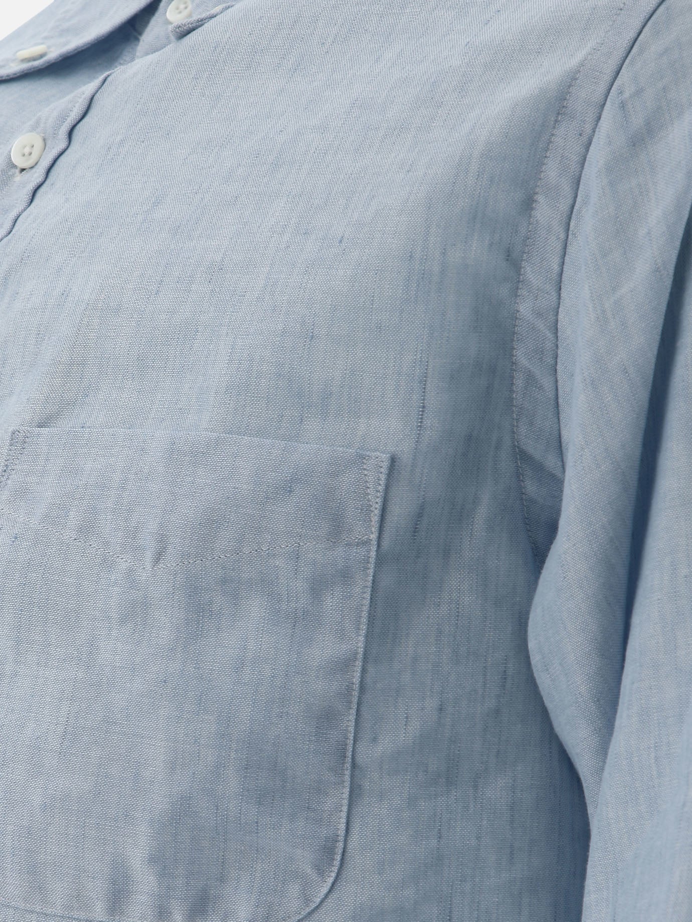 Camicie casual Solid colour Blu - Beams Plus Uomo | PDP | VIETTI Online Store | Zoom-Modal_4