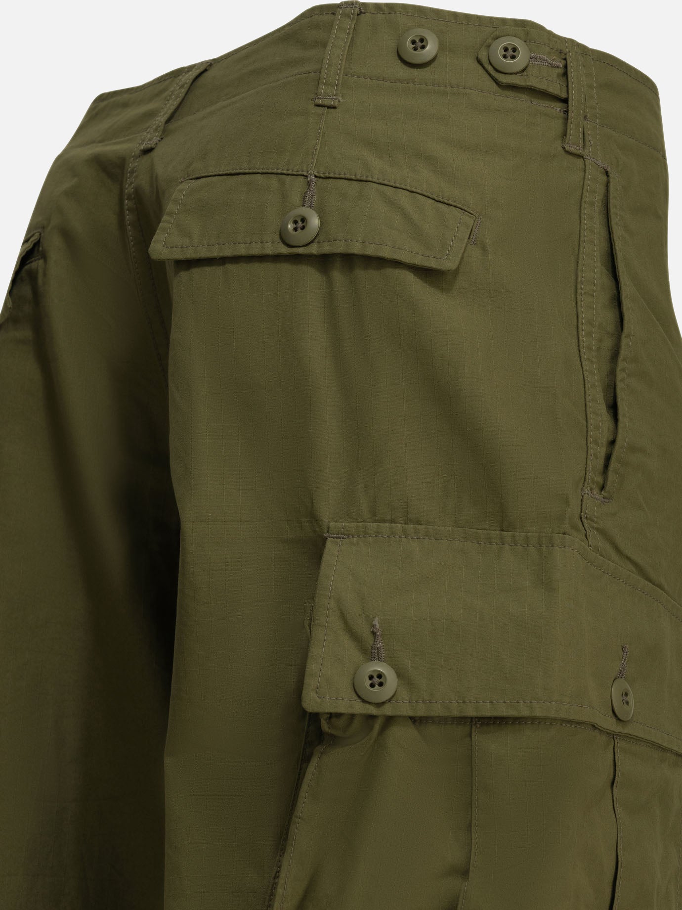 Cargo & parachute trousers Solid colour Green - Beams Plus Men | PDP | VIETTI Online Store | Zoom-Modal_4
