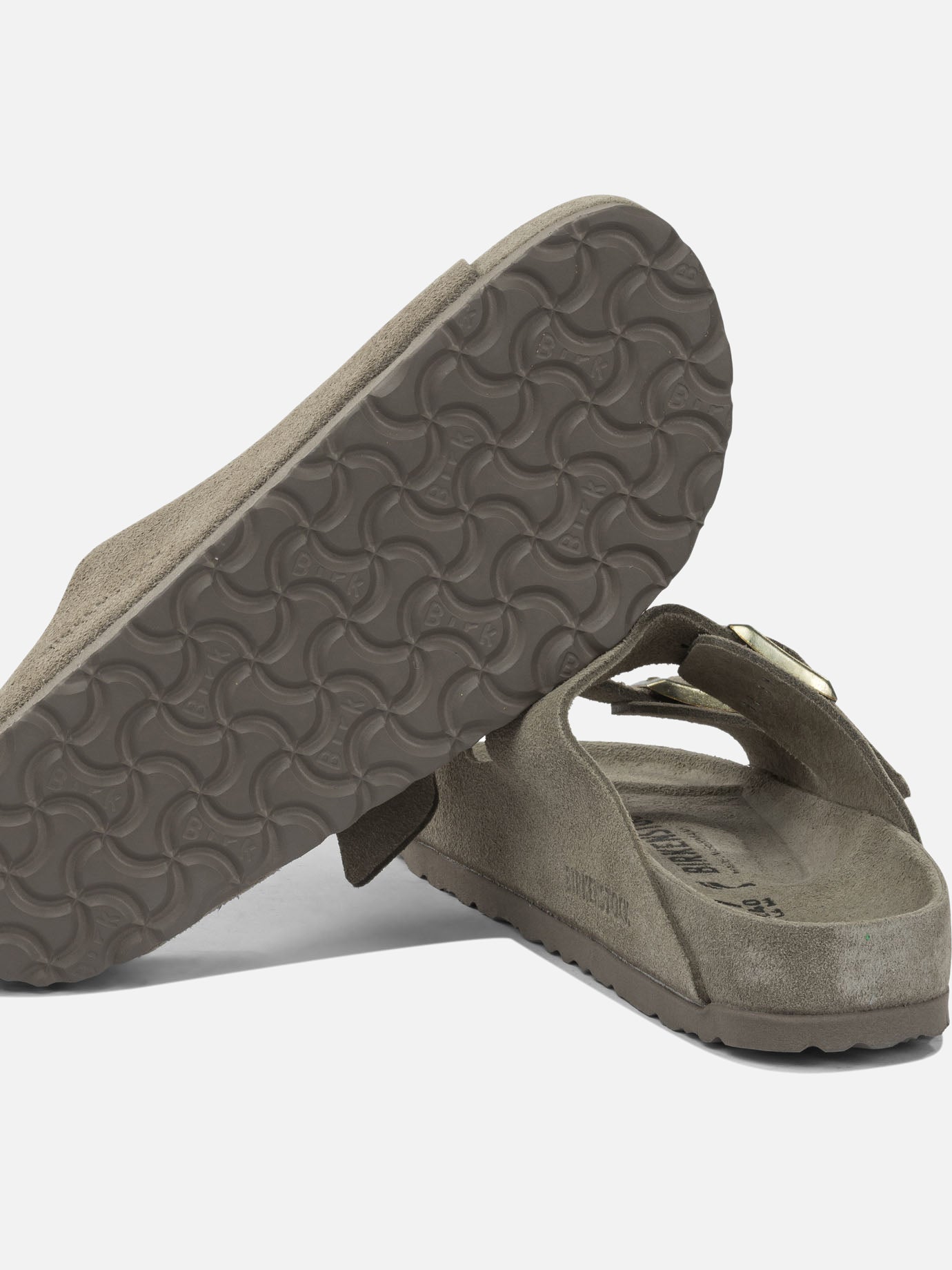 Flat sandals 100% leather - 100% rubber Grey - Birkenstock Men | PDP | VIETTI Online Store | Zoom-Modal_5