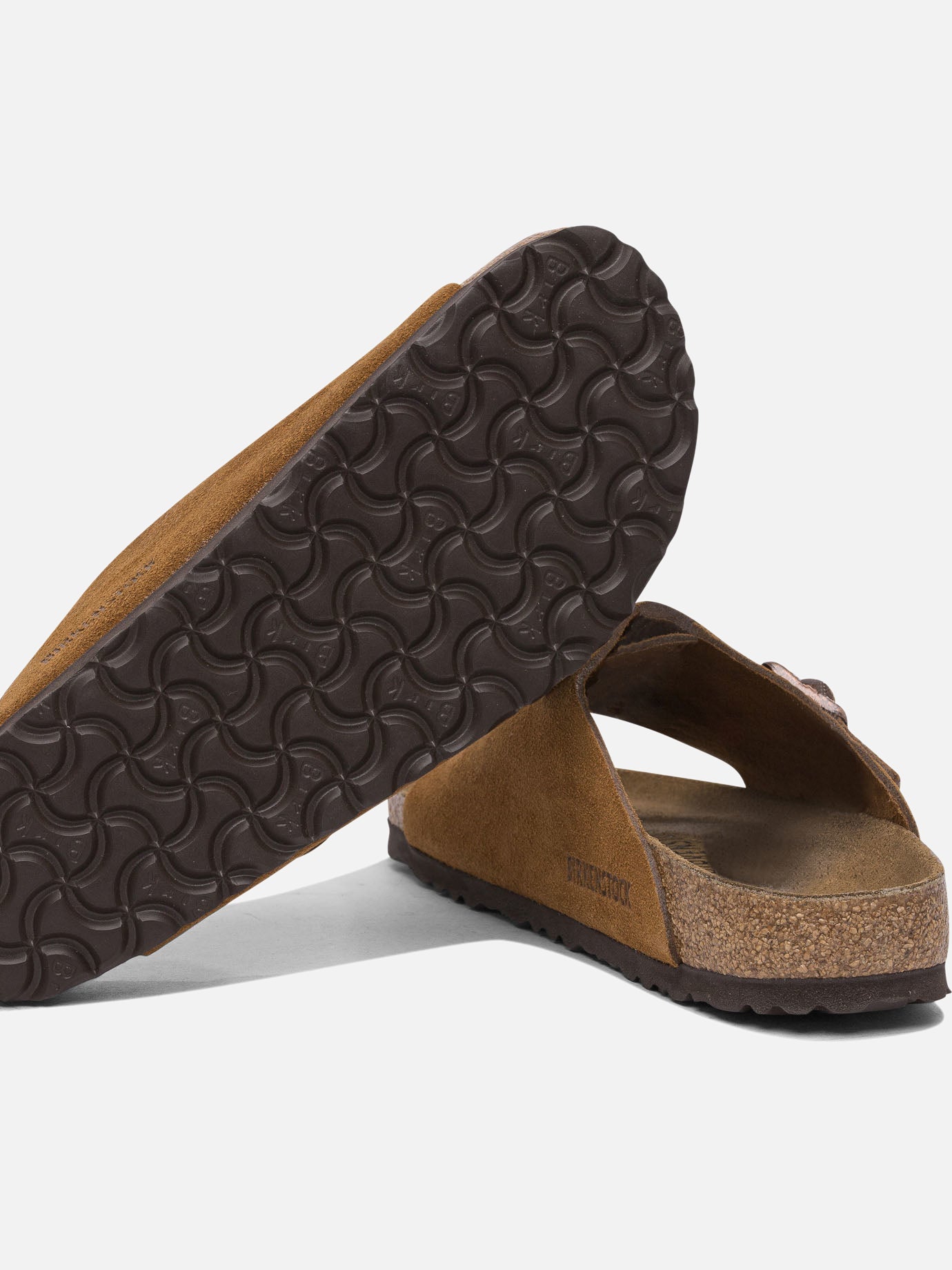 Slides 100% suede - 100% rubber Brown - Birkenstock Men | PDP | VIETTI Online Store | Zoom-Modal_5