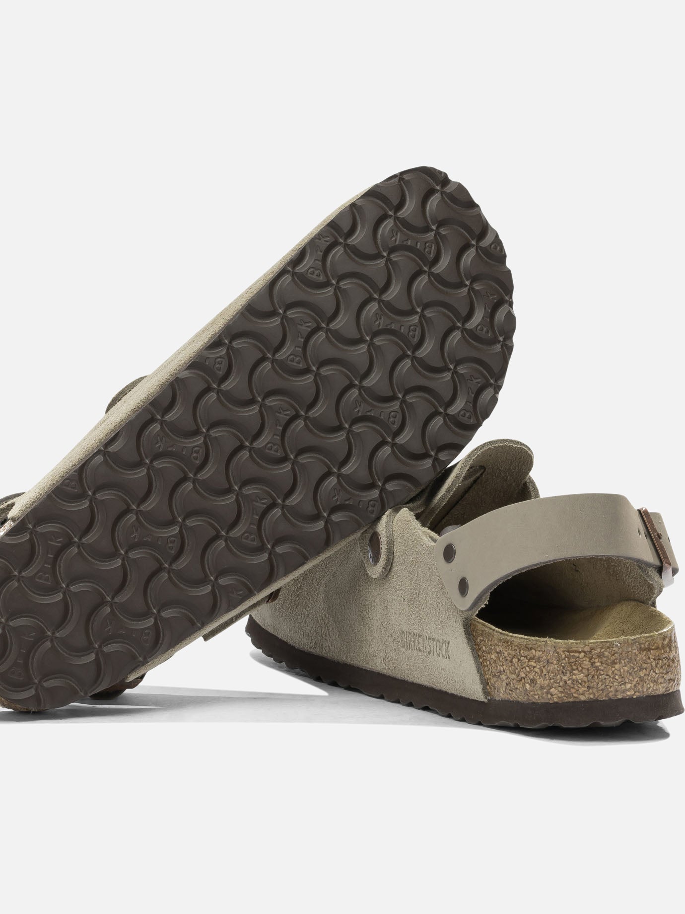 Flat sandals 100% suede - 100% rubber Beige - Birkenstock Men | PDP | VIETTI Online Store | Zoom-Modal_5