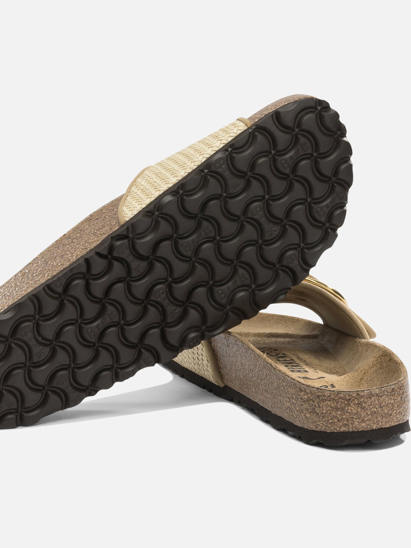 Slides 100% raffia - 100% rubber Beige - Birkenstock Women | PDP | VIETTI Online Store | Zoom-Modal_5