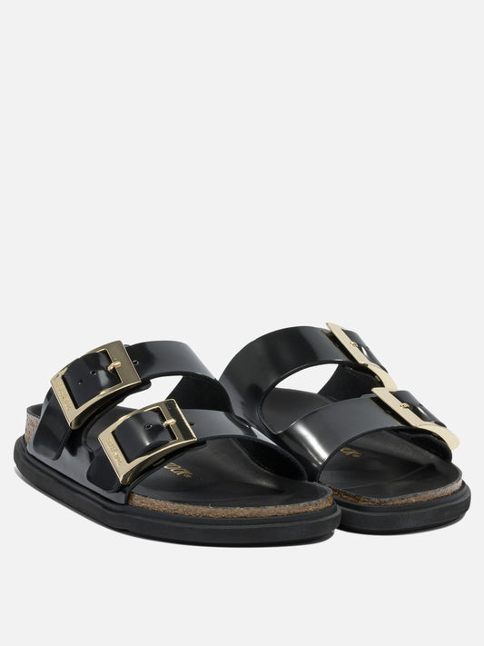 Flat sandals 100% leather - 100% EVA Black - Birkenstock Women | PLP | VIETTI Online Store | 2