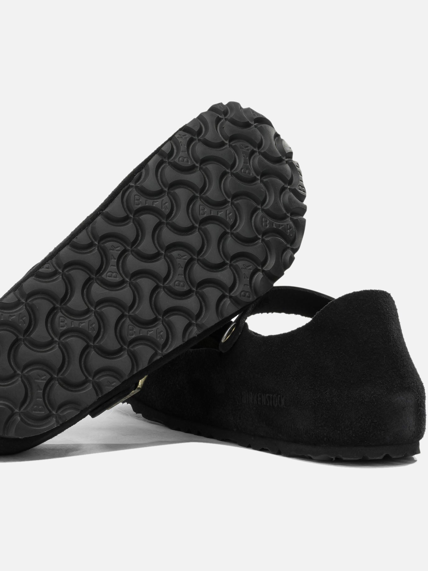 Mary Jane ballet flats 100% suede leather - 100% rubber Black - Birkenstock Women | PDP | VIETTI Online Store | Zoom-Modal_5