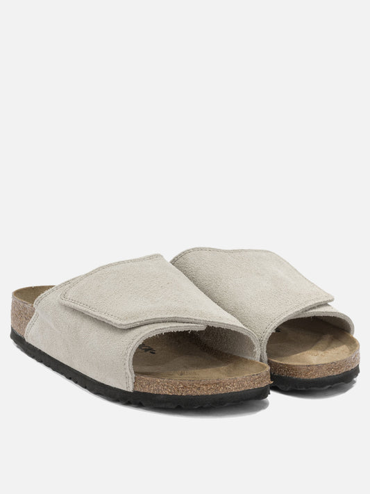 Slides 100% suede leather - 100% rubber Beige - Birkenstock Women | PLP | VIETTI Online Store | 2
