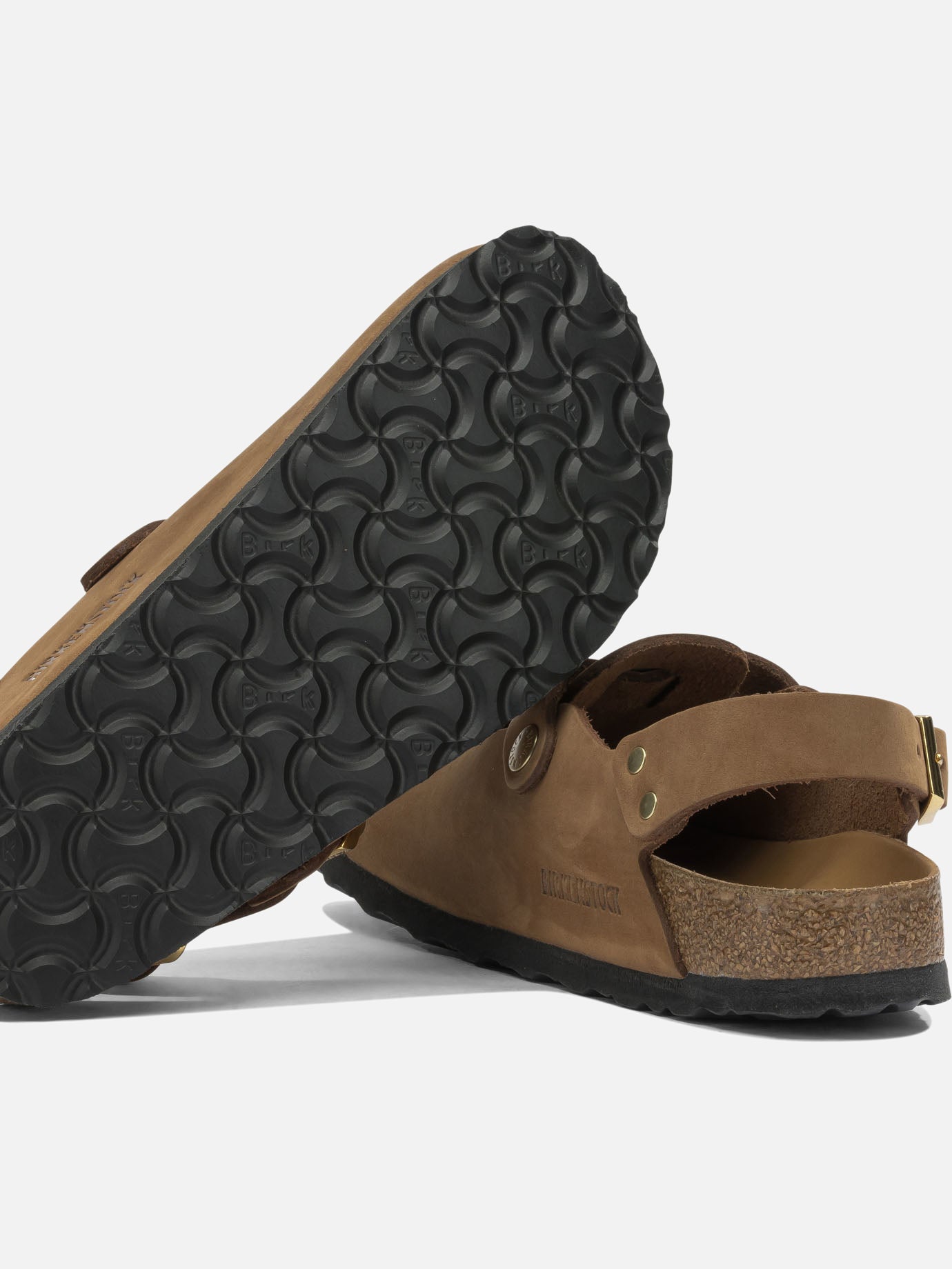 Flat sandals 100% suede leather - 100% rubber Brown - Birkenstock Women | PDP | VIETTI Online Store | Zoom-Modal_5