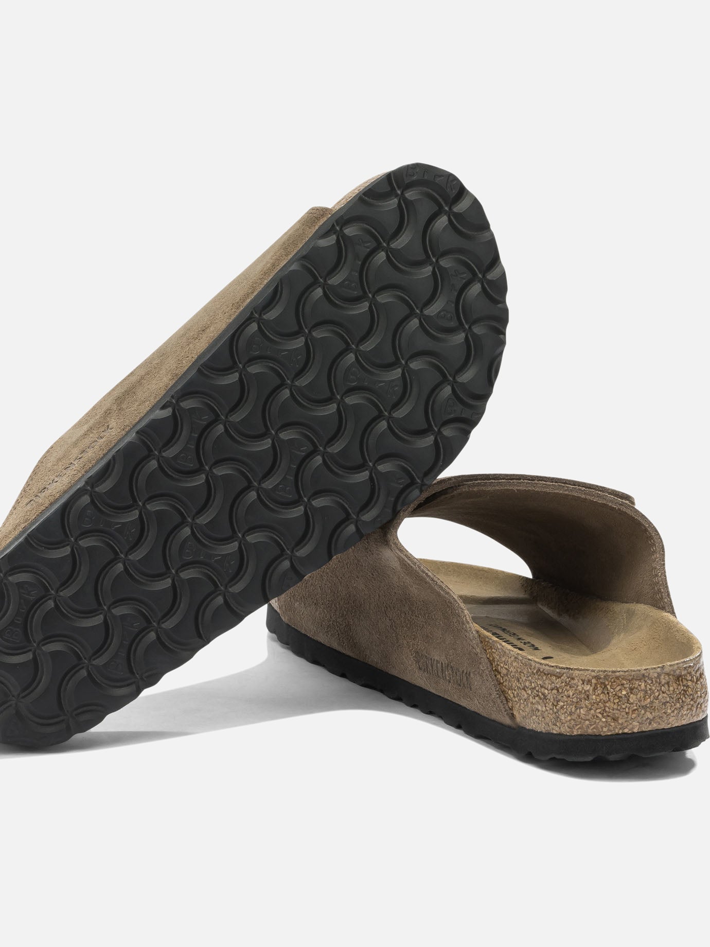 Slides 100% suede - 100% rubber Brown - Birkenstock Women | PDP | VIETTI Online Store | Zoom-Modal_5