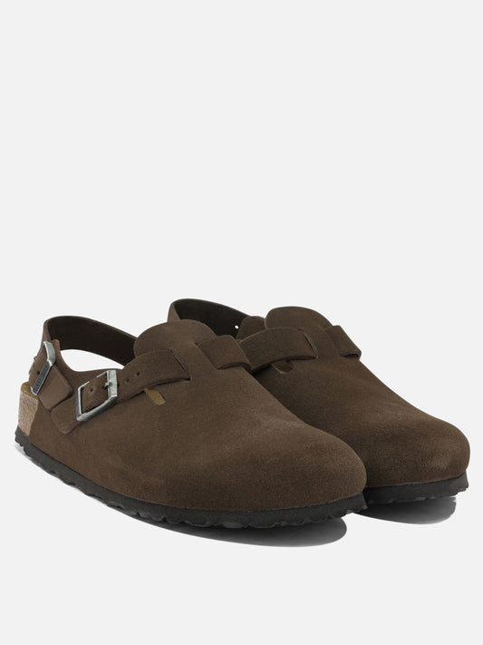 Sandali bassi 100% suede leather - 100% rubber Marrone - Birkenstock Uomo | PLP | VIETTI Online Store | 2