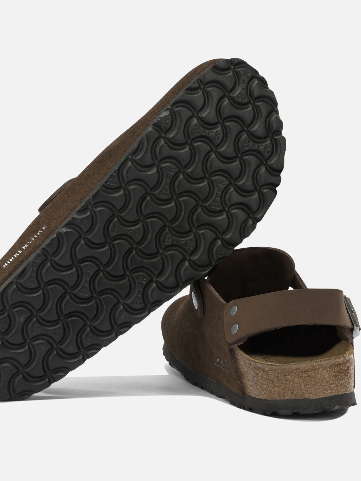 Flat sandals 100% suede leather - 100% rubber Brown - Birkenstock Men | PDP | VIETTI Online Store | Zoom-Modal_5