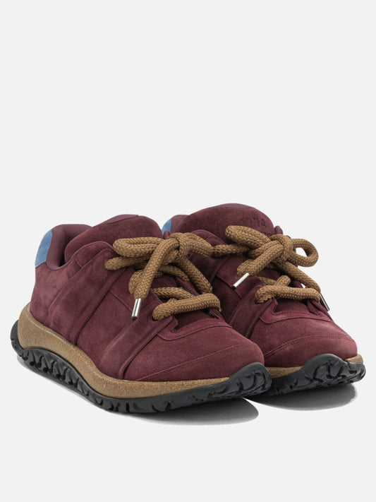 Low top sneakers 100% suede leather - 100% rubber Bordeaux - Birkenstock Men | PLP | VIETTI Online Store | 2