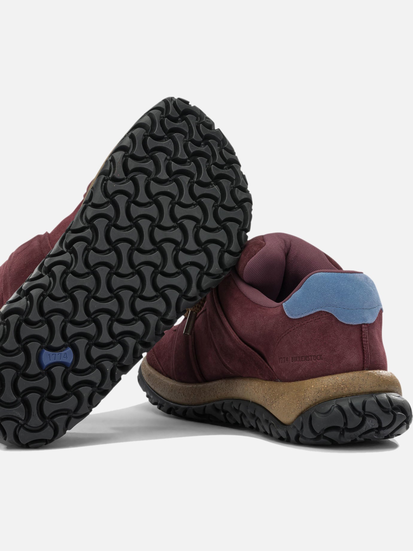 Low top sneakers 100% suede leather - 100% rubber Bordeaux - Birkenstock Men | PDP | VIETTI Online Store | Zoom-Modal_5