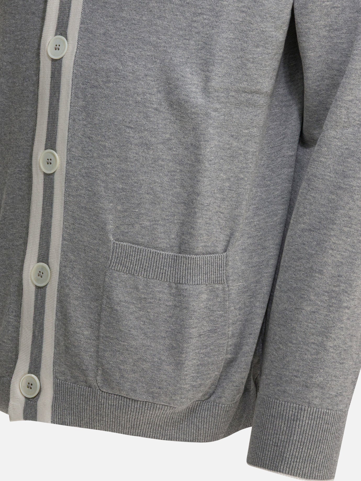 Cardigans Logo Grey - Brunello Cucinelli Men | PDP | VIETTI Online Store | Zoom-Modal_4
