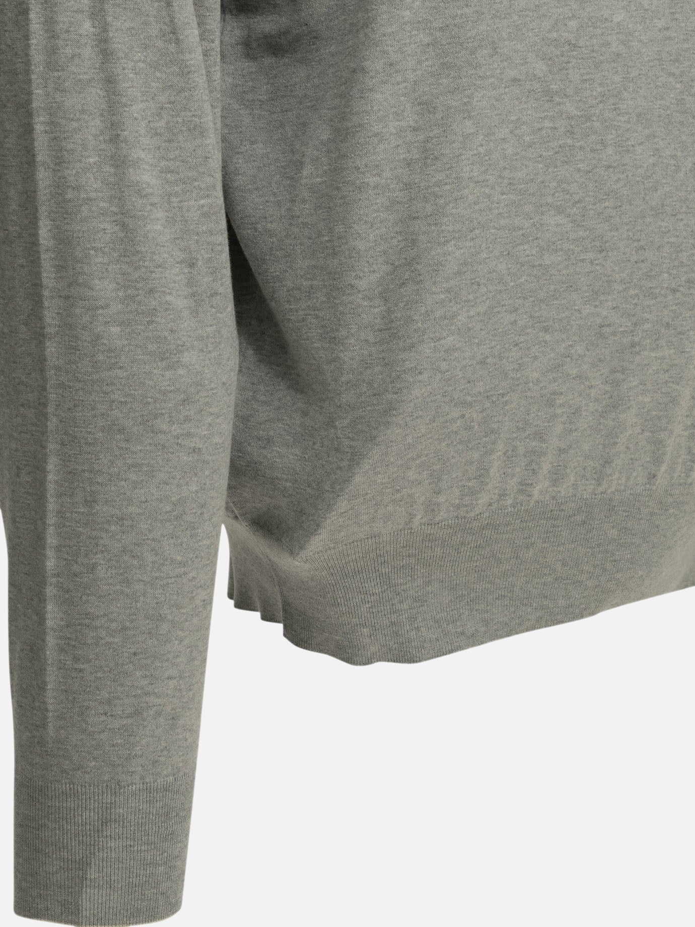 Polo shirts with buttons Solid colour Grey - Brunello Cucinelli Men | PDP | VIETTI Online Store | Zoom-Modal_6