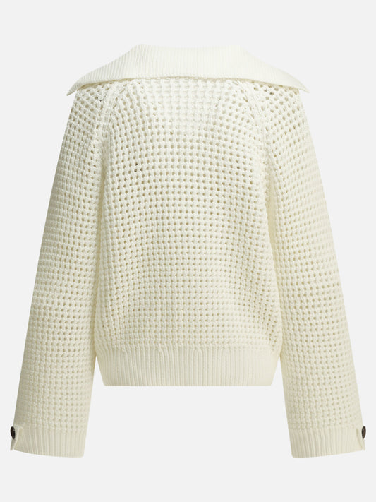 V neck sweaters Solid colour White - Brunello Cucinelli Women | PLP | VIETTI Online Store | 2