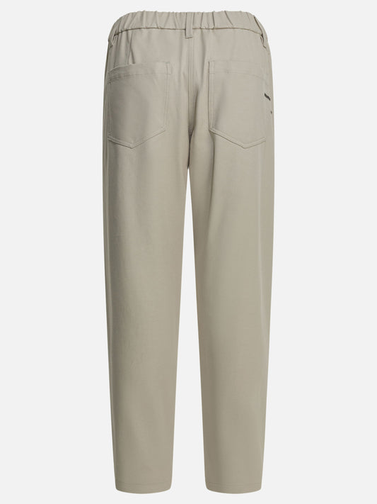 Leisure trousers Solid colour Grey - Brunello Cucinelli Women | PLP | VIETTI Online Store | 2